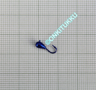 Volframi-mormuska 3mm #16 lenkki mustikka kromi, nro 09
