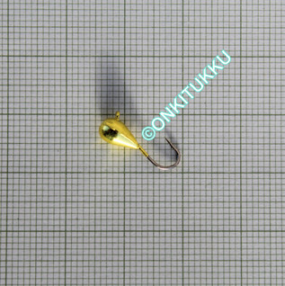 Volframi-mormuska 4mm #12 lenkki kulta kromi, nro 15