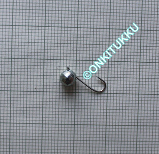 Volframi Prisma 5mm koukku #12 lenkki matta kromi, nro 24