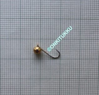 Volframi Prisma 4mm koukku #14 lenkki kulta, nro 25
