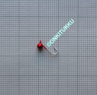 Volframi Prisma 4mm koukku #14 lenkki punainen, nro 30