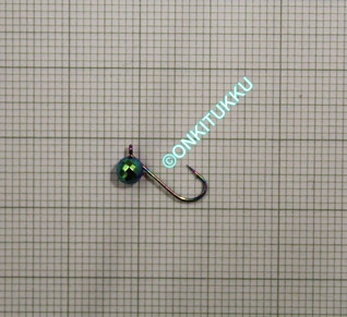 Volframi Prisma 3mm koukku #16 lenkki sateenkaari kromi, nro 37