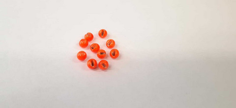 Lovitettu volframikuula 3,0mm maalattu oranssi 20kpl
