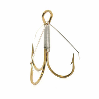 Mustad W3551-BR ruohosuojattu kolmihaarakoukku #4 5kpl