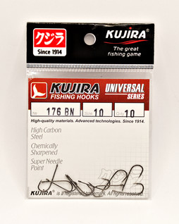 KUJIRA 176BN koukku väkäsillä  #10 10kpl