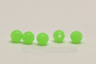 Vihreä fosforihelmi 3mm 100kpl