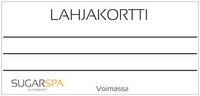 SugarSpa Lahjakortti naisille