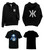 Kaija Koo Combo bling bling logo-huppari musta + t-paita Kaija kuvassa O-aukkoinen