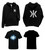 Kaija Koo Combo bling bling logo-huppari musta + t-paita Discopallo V-aukkoinen