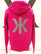 Kaija Koo bling bling logo-huppari vetoketjulla fuksiapunainen kahdella logolla