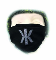 Kaija Koo bling bling hengityssuoja musta isolla logolla