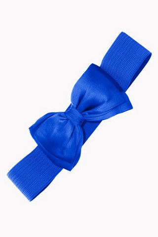Rusettivyö Royal blue sininen