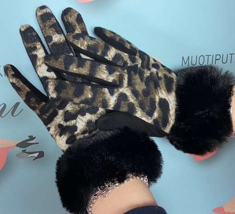 Leopardi hansikkaat