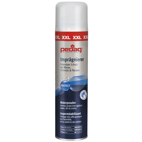 Pedag Waterproofer Suojasuihke kaikille materiaaleille.