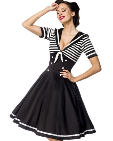Hihallinen sailor kellomekko