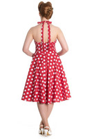 Klassikko Polka Dot kellomekko