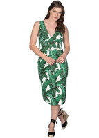 Trooppinen palmunlehti mekko