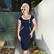 Navysininen glamour kynämekko