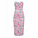 Vaaleanpunainen flamingo kynämekko