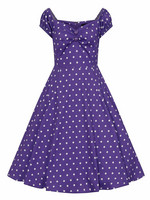Bestseller  lila/violetti polka dot kellomekko