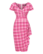 Elsie kynämekko, pinkki ruutu