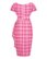 Elsie kynämekko, pinkki ruutu
