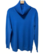 Royal blue poolokauluspusero