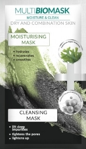 Moisture&Clean Kosteuttava ja puhdistava naamio kuivalle- ja sekaiholle 2x4ml