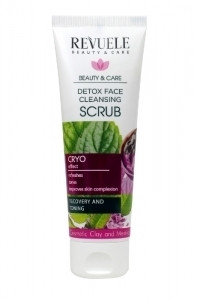Revuele Detox Face Cleansing Scrub with Cosmetic Clay and Menthol 80ml