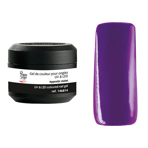 Coloured UV nail gel hypnotic violet 5g