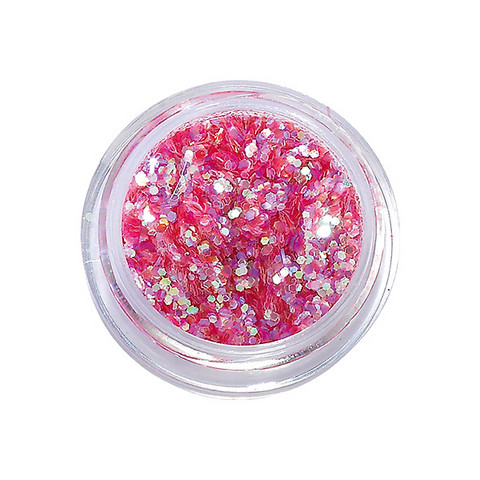 Ultra-sparkling nail glitters for UV pink