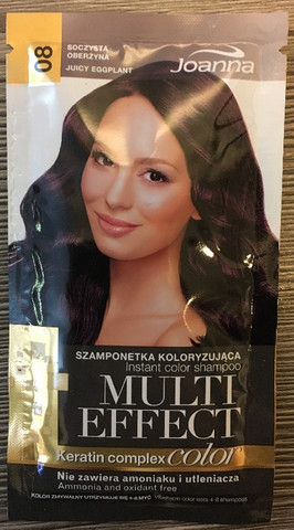 08 Juicy Eggplant - Joanna multi effect sävyttävä shampoo