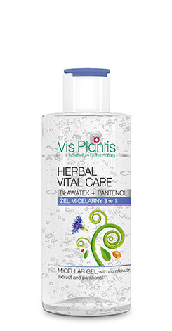 Vis Plantis Micellar meikinpuhdistusgeeli - Ruiskaunokki & Panthenoli 150 ml