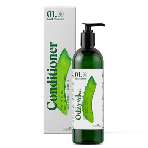 Basil Element - Vahvistava hiustenlähtöä ehkäisevä basilika & keratiini hoitoaine 300ml