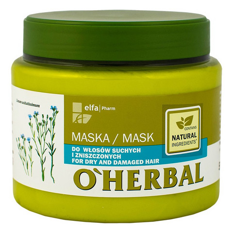 O'Herbal Hiusnaamio kuiville, vaurioituneille hiuksille 500ml