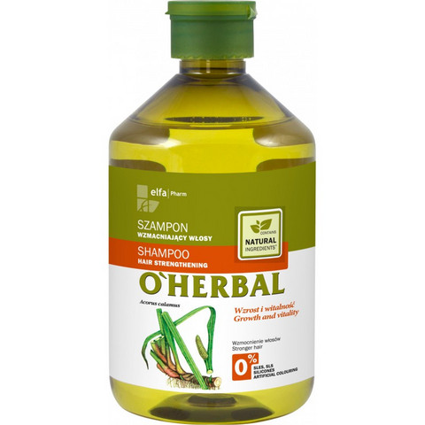O'Herbal Vahvistava shampoo hauraille hiuksille 500ml