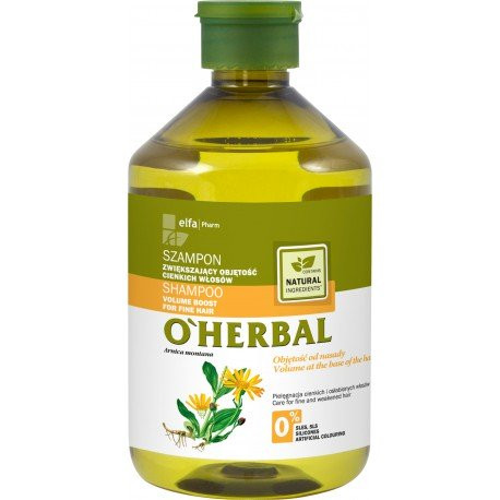 O'Herbal Tuuheuttava volyymishampoo hennoille hiuksille 500ml