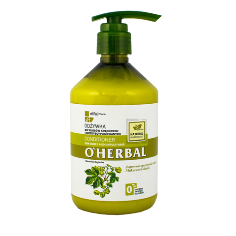 O'Herbal Hoitoaine kiharille ja karheille hiuksille 75ml