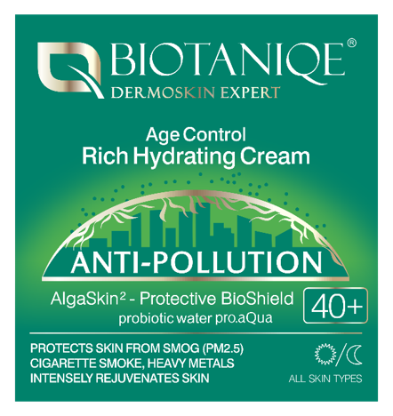 Biotaniqe Anti Pollution Täyteläinen kosteusvoide 40+ 50ml