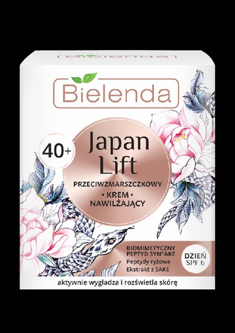 Bielenda JAPAN LIFT kosteuttava anti-wrinkle päivävoide 40+ SPF 6 50ml