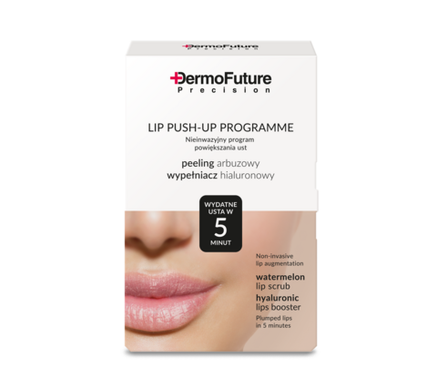 Dermofuture Lip Push-Up Program 12ml + Watermelon Scrub