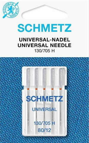 Schmetz Yleisneula, koko 80, 5 kpl