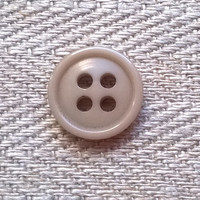 Beige paidannappi, 12 mm