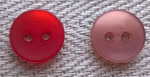 Punainen perusnappi pieni, 11 mm