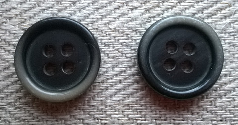 Harmaa perusnappi, 14 mm
