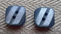 Harmaa koristenappi pieni, 10 mm