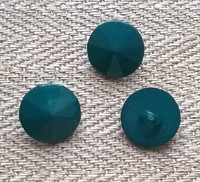 Turkoosi kantanappi koristeellinen, 11 mm