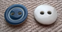 Kirkkaansininen perusnappi 12 mm