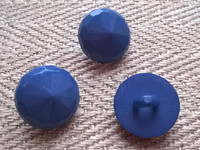 Sininen kantanappi kuviollinen 11 mm