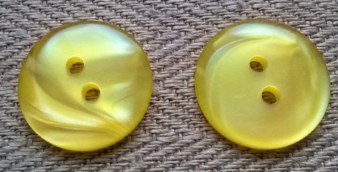Keltainen perusnappi, 18 mm
